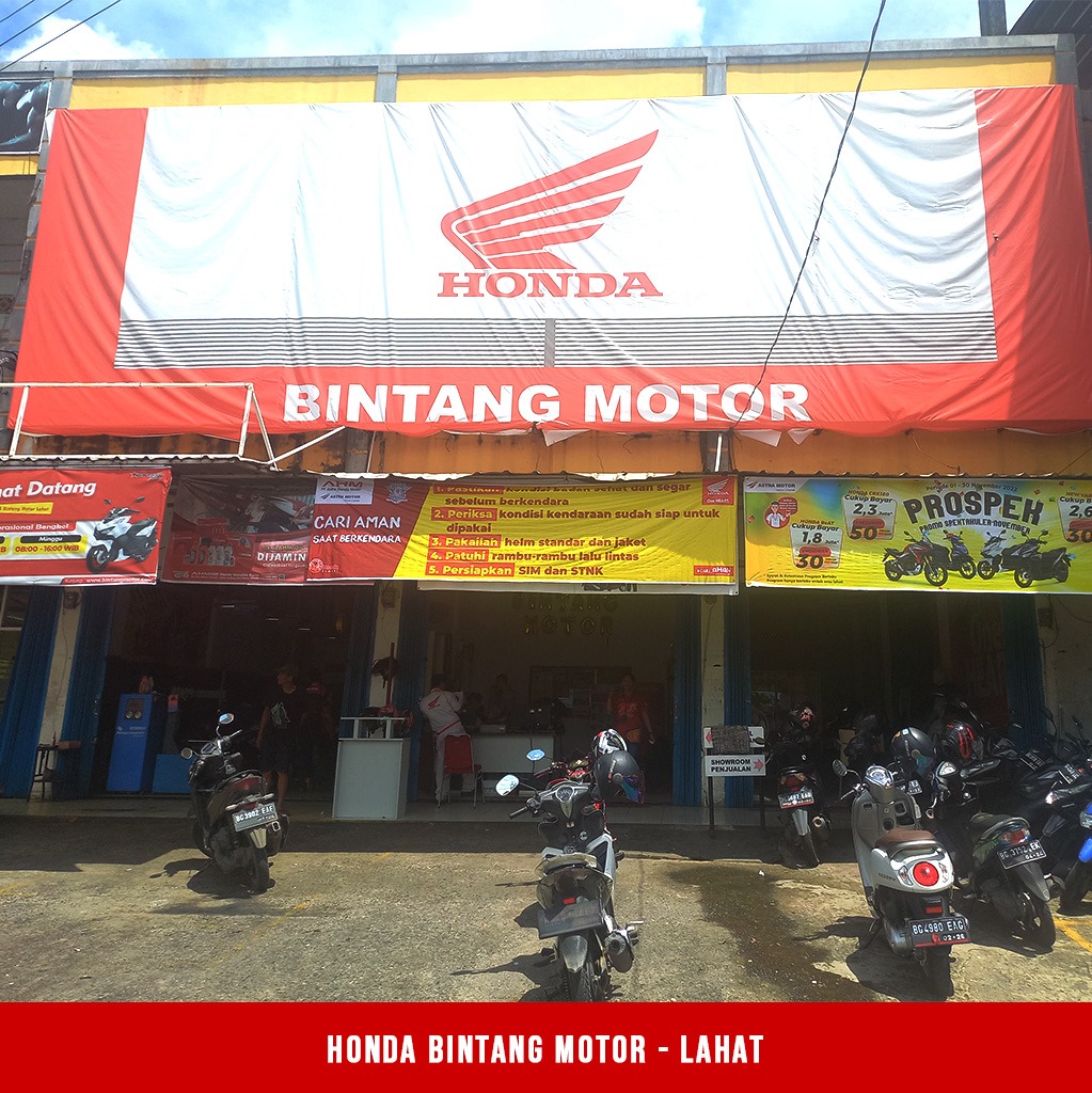 Dealer Motor Honda Resmi Bintang Motor Lahat